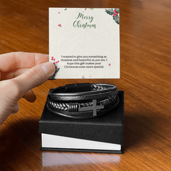 Men's Cross Bracelet