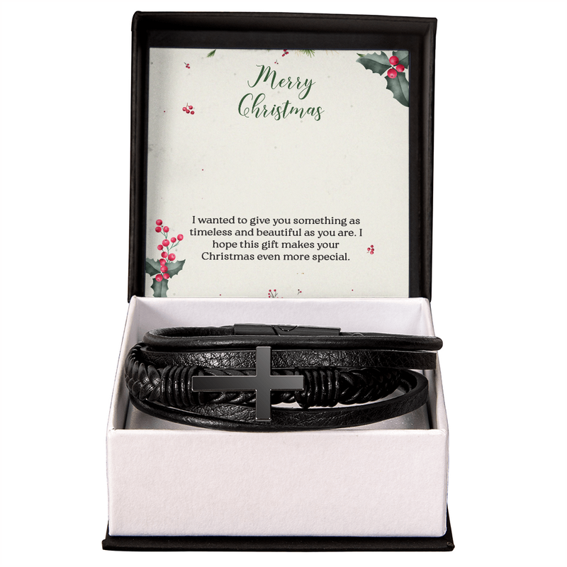 Men's Cross Bracelet