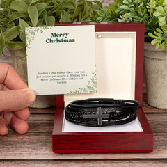 Men's Cross Bracelet