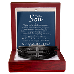 Men's Cross Bracelet