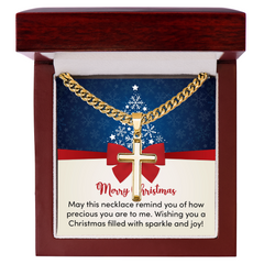 Artisan Cross with Cuban Link Chain