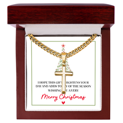 Artisan Cross with Cuban Link Chain