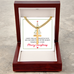 Artisan Cross with Cuban Link Chain