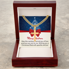 Artisan Cross with Cuban Link Chain